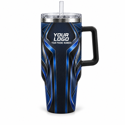HTJS004 personalized tumbler 40oz front product mockup
