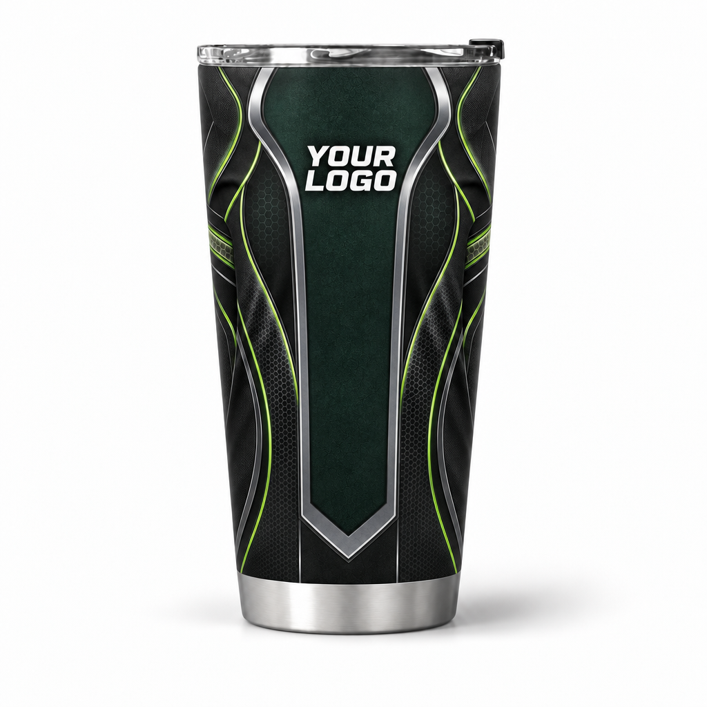 HTJS007 personalized tumbler 20oz front product mockup