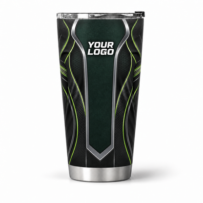 HTJS007 personalized tumbler 20oz front product mockup
