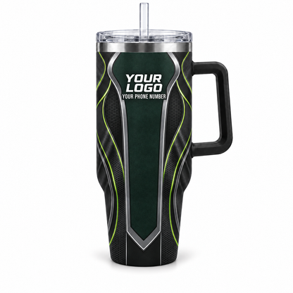 HTJS007 personalized tumbler 40oz front product mockup