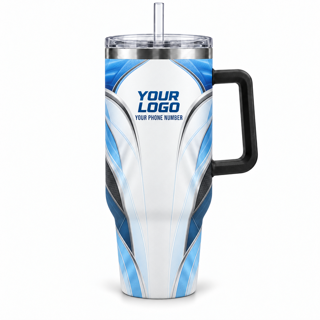 HTJS008 personalized tumbler 40oz front product mockup