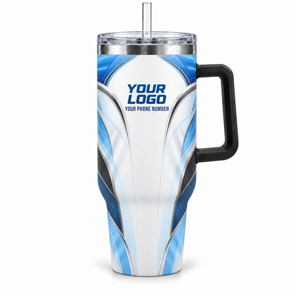 HTJS008 personalized tumbler 40oz front product mockup