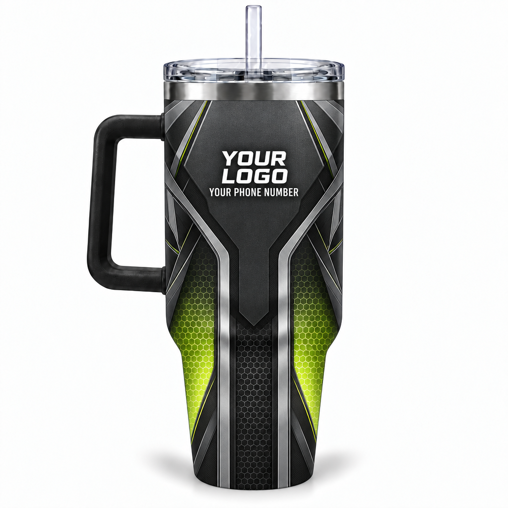 HTJS010 personalized tumbler 40oz back product mockup