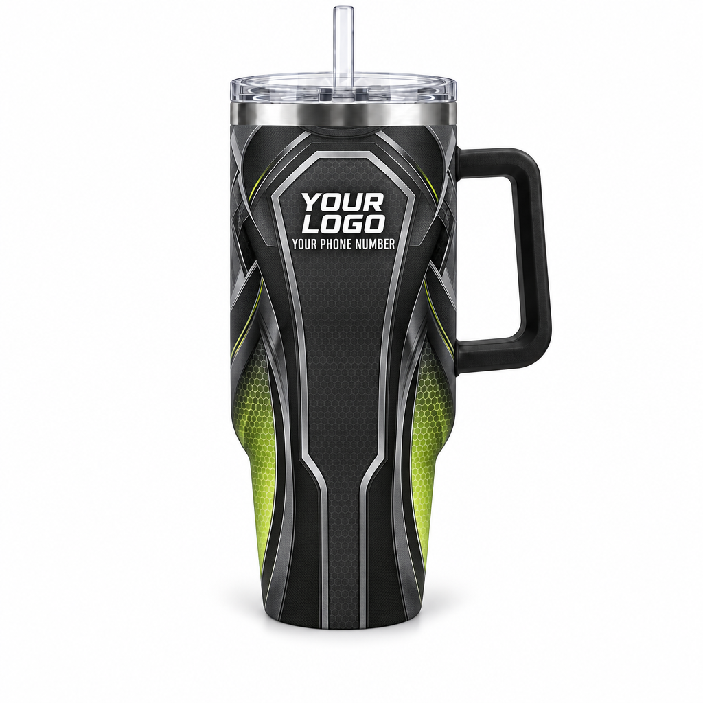 HTJS010 personalized tumbler 40oz front product mockup