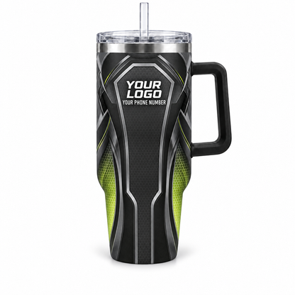 HTJS010 personalized tumbler 40oz front product mockup