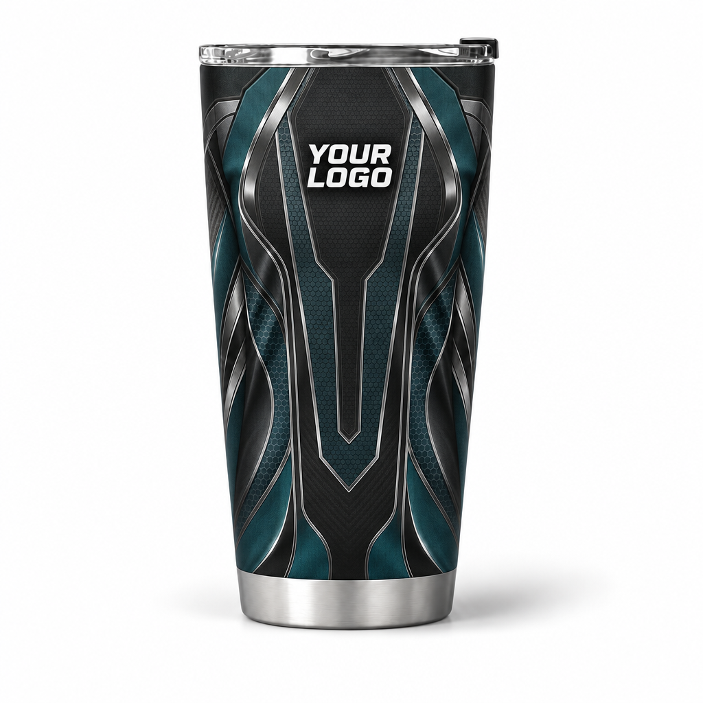 HTJS011 personalized tumbler 20oz front product mockup