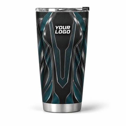 HTJS011 personalized tumbler 20oz front product mockup