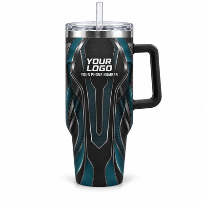 HTJS011 personalized tumbler 40oz front product mockup