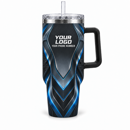 HTJS013 personalized tumbler 40oz front product mockup