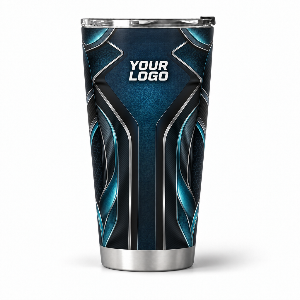 HTJS014 personalized tumbler 20oz front product mockup