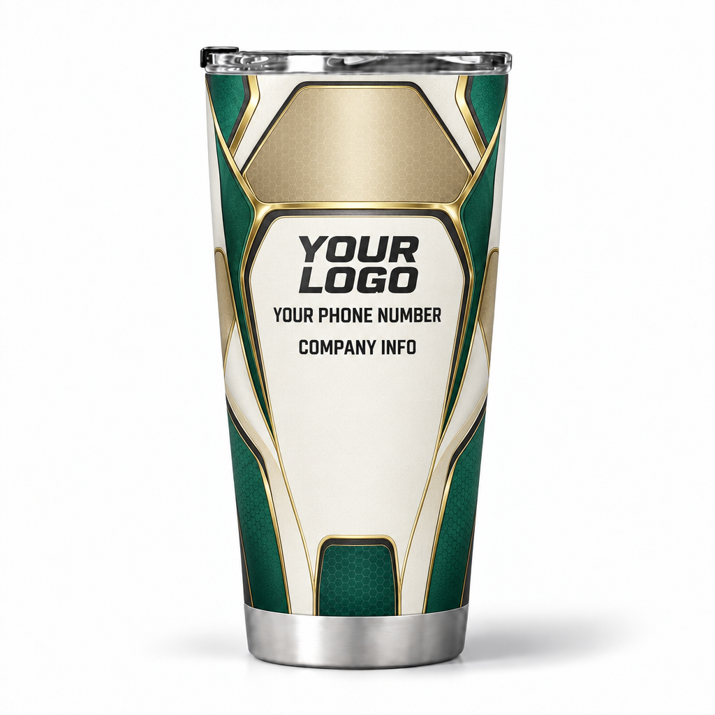 HTJS015 personalized tumbler 20oz back product mockup