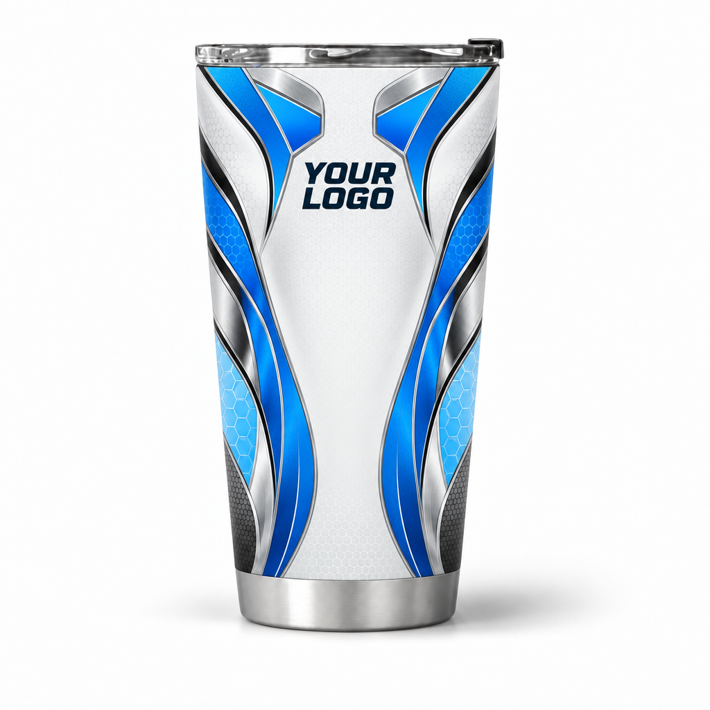 HTJS016 personalized tumbler 20oz front product mockup