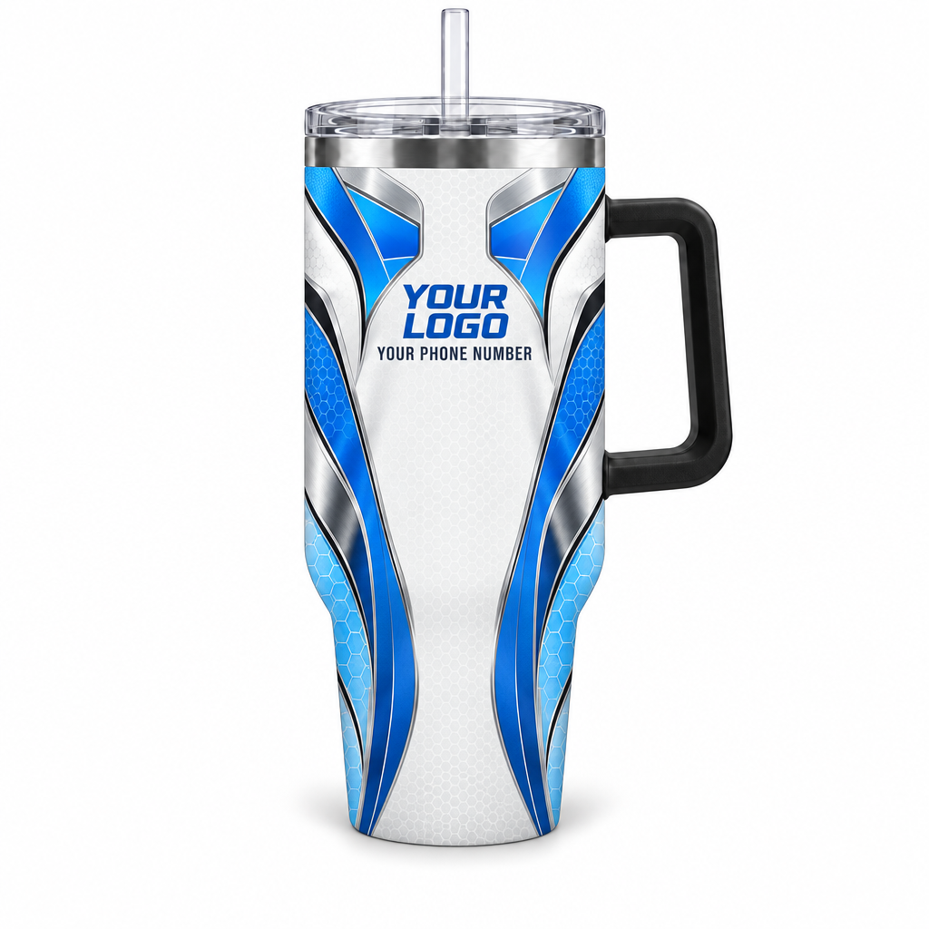 HTJS016 personalized tumbler 40oz front product mockup