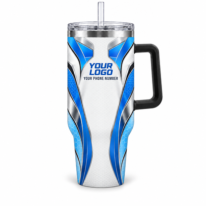 HTJS016 personalized tumbler 40oz front product mockup