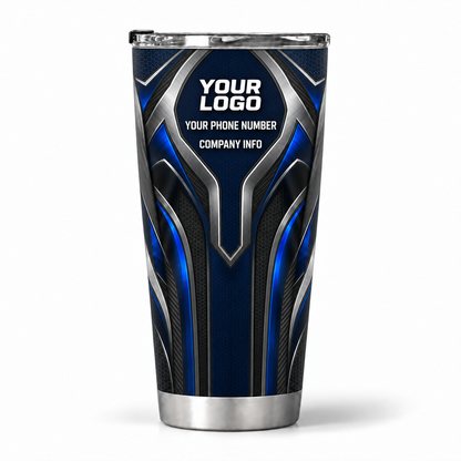 HTJS018 personalized tumbler 20oz back product mockup