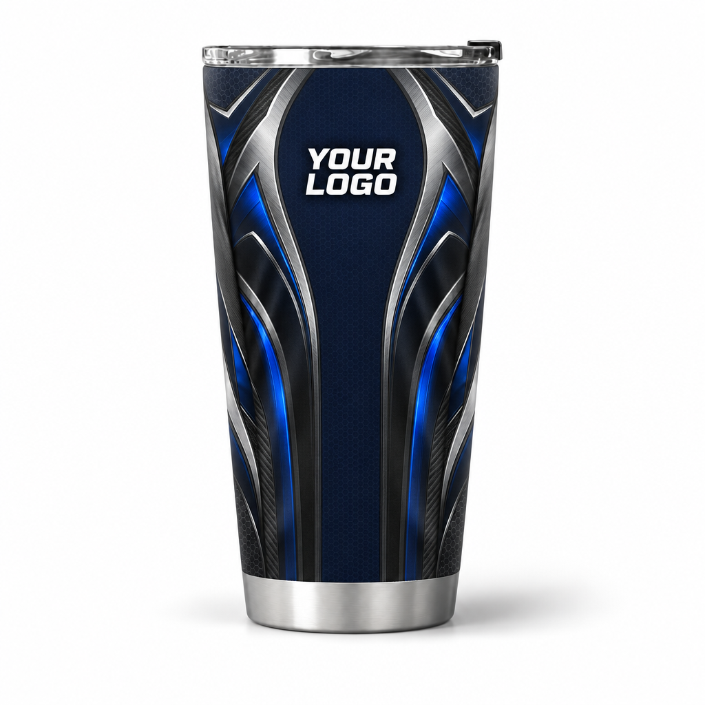 HTJS018 personalized tumbler 20oz front product mockup