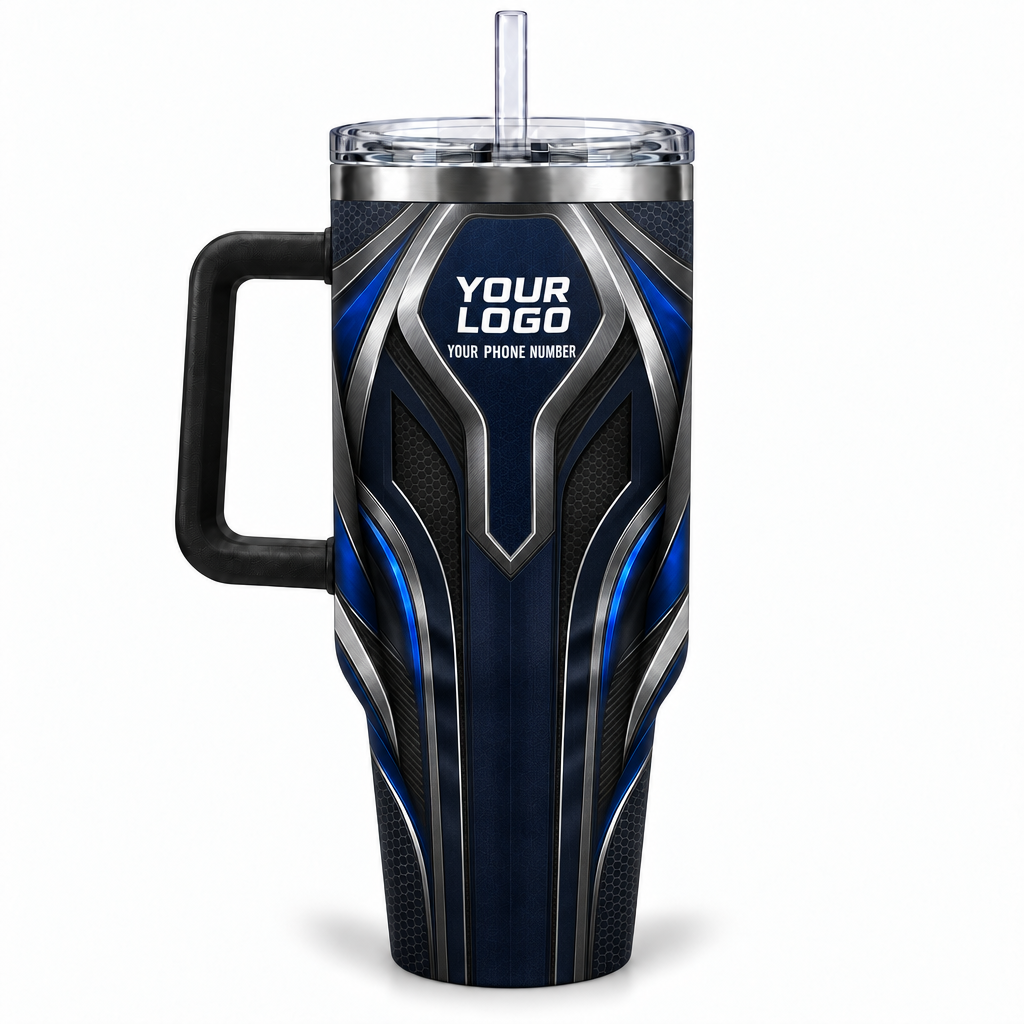 HTJS018 personalized tumbler 40oz back product mockup