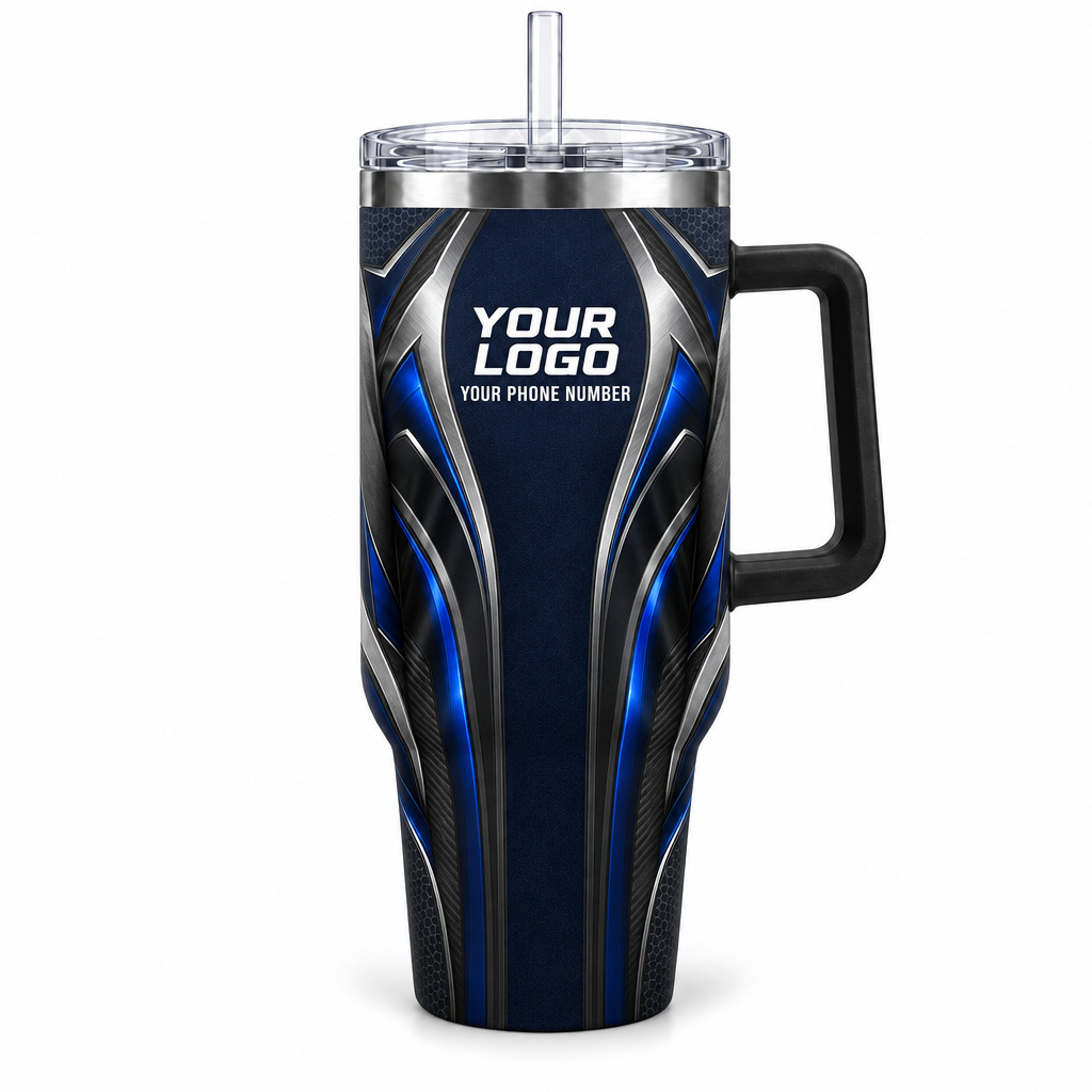 HTJS018 personalized tumbler 40oz front product mockup