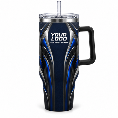HTJS018 personalized tumbler 40oz front product mockup