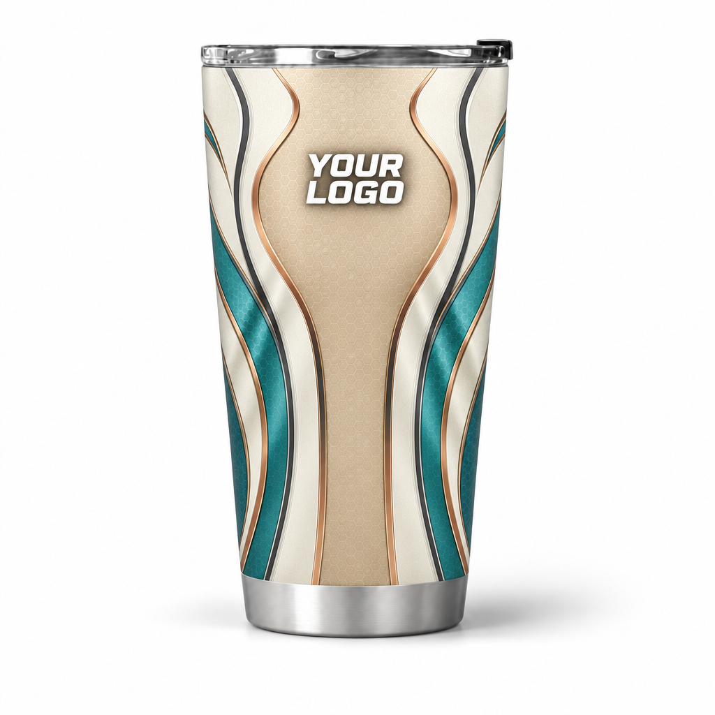 HTJS019 personalized tumbler 20oz front product mockup