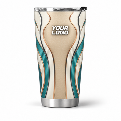 HTJS019 personalized tumbler 20oz front product mockup