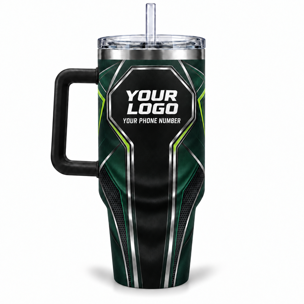 HTJS020 personalized tumbler 40oz back product mockup