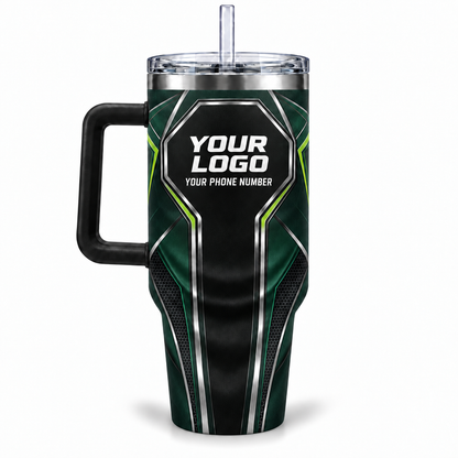 HTJS020 personalized tumbler 40oz back product mockup