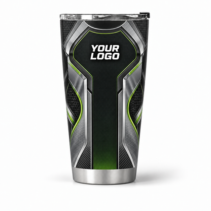 HTJS022 personalized tumbler 20oz front product mockup