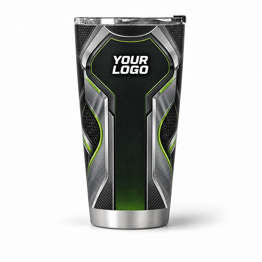 HTJS022 personalized tumbler 20oz front product mockup