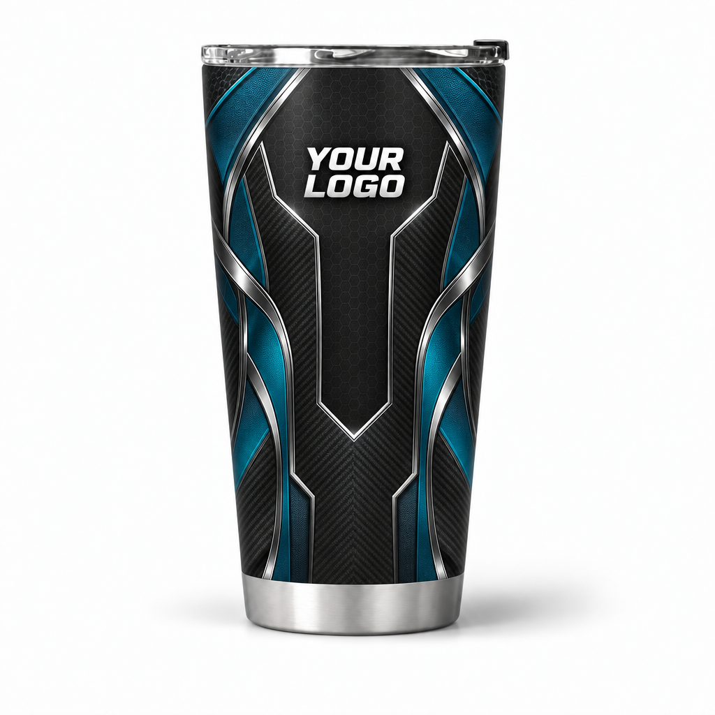 HTJS023 personalized tumbler 20oz front product mockup
