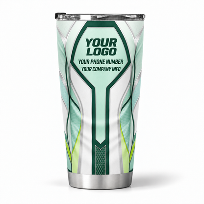 HTJS024 personalized tumbler 20oz back product mockup