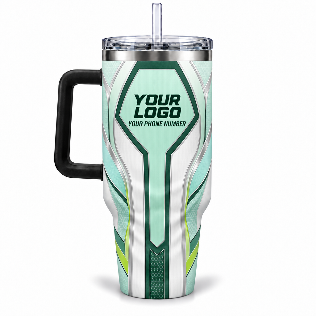 HTJS024 personalized tumbler 40oz back product mockup