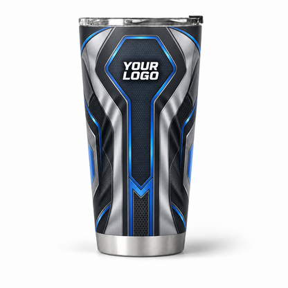 HTJS025 personalized tumbler 20oz front product mockup