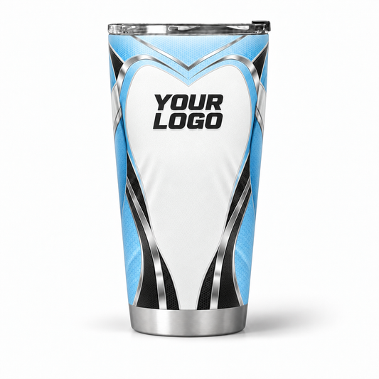 HTJS028 personalized tumbler 20oz front product mockup