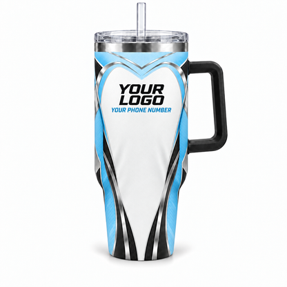HTJS028 personalized tumbler 40oz front product mockup