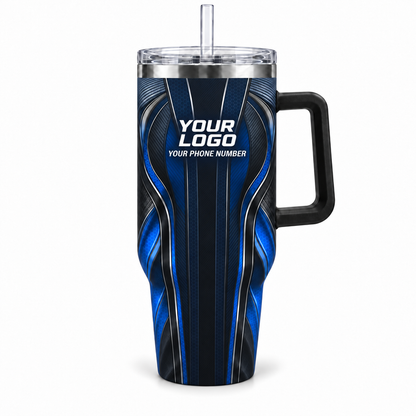 HTJS030 personalized tumbler 40oz front product mockup