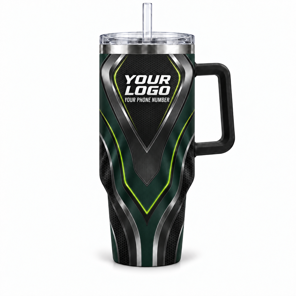HTJS031 personalized tumbler 40oz front product mockup