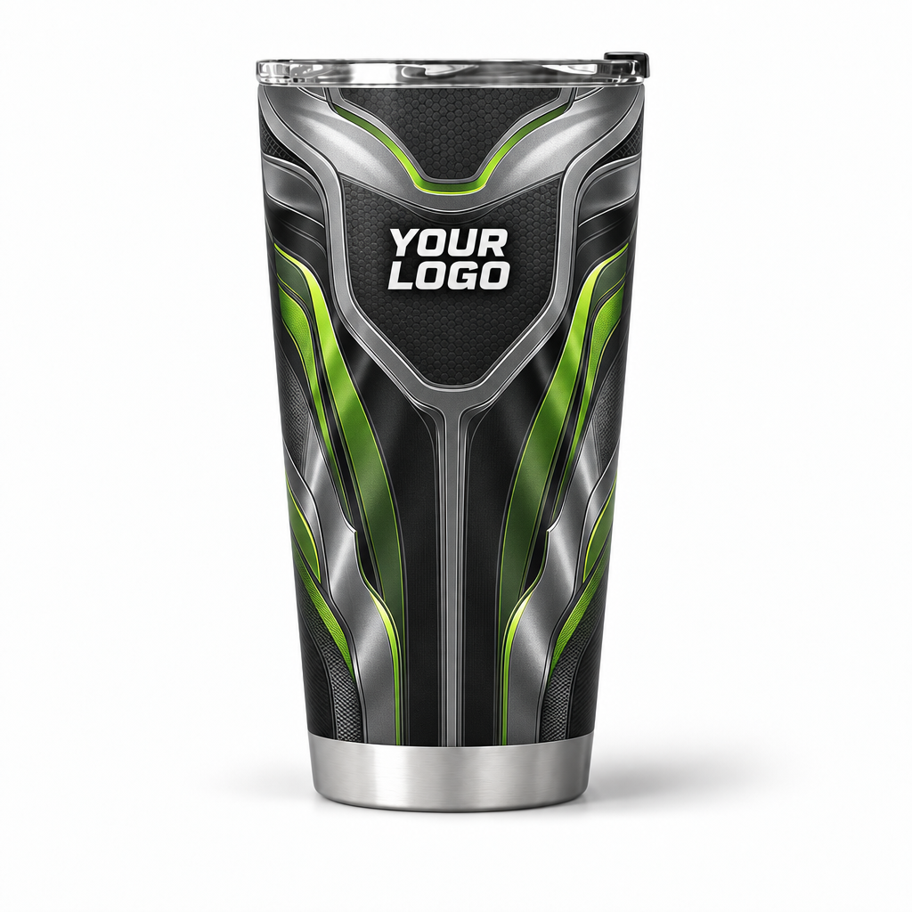 HTJS032 personalized tumbler 20oz front product mockup