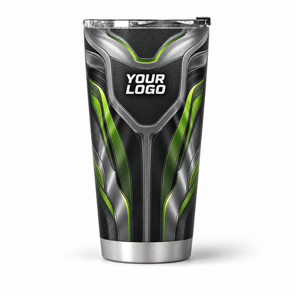 HTJS032 personalized tumbler 20oz front product mockup