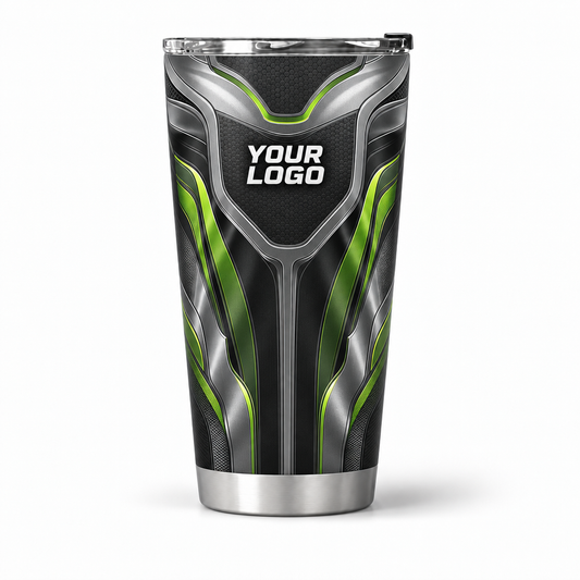 HTJS032 personalized tumbler 20oz front product mockup