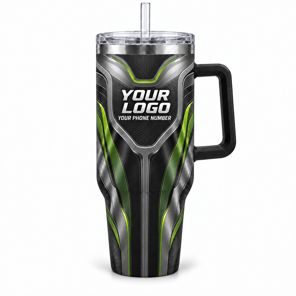 HTJS032 personalized tumbler 40oz front product mockup