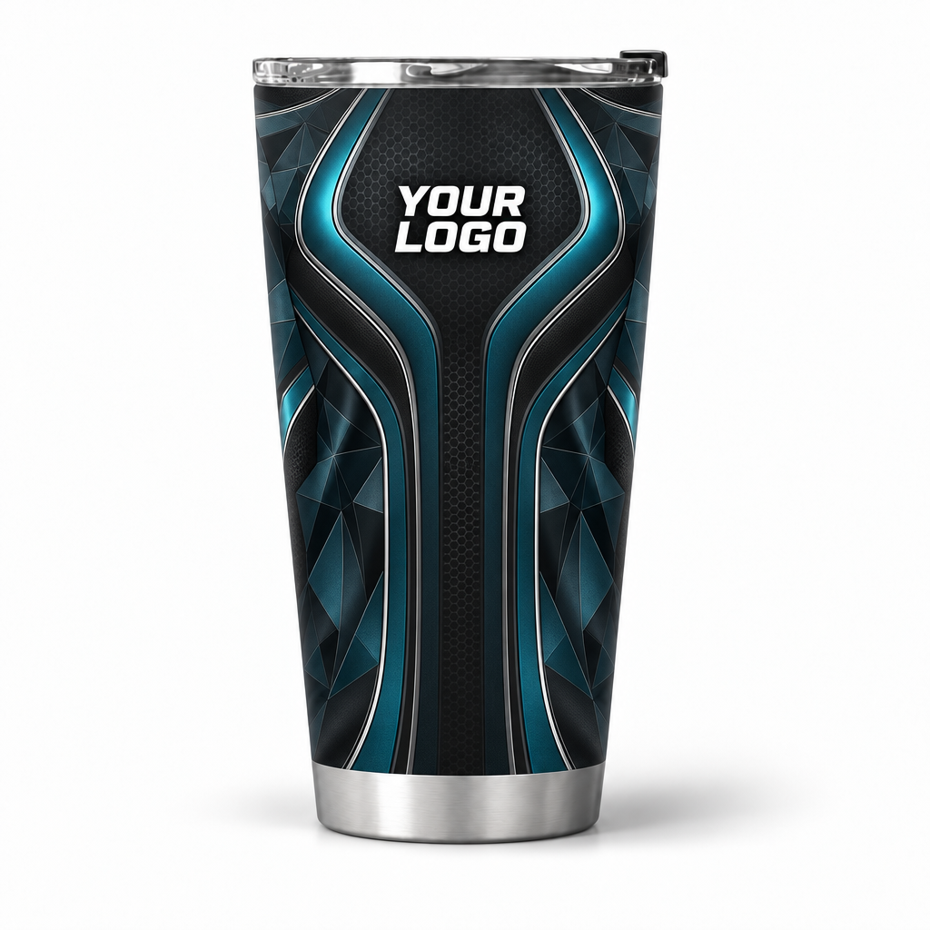 HTJS033 personalized tumbler 20oz front product mockup
