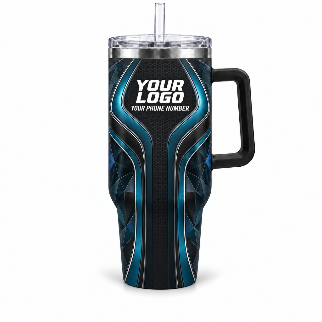 HTJS033 personalized tumbler 40oz front product mockup