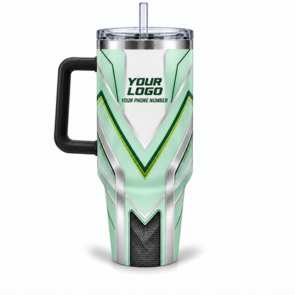 HTJS034 personalized tumbler 40oz back product mockup