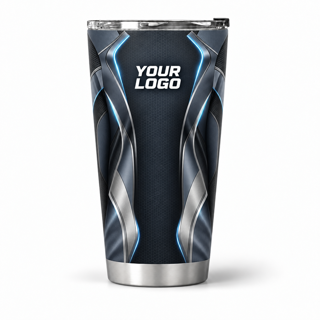HTJS035 personalized tumbler 20oz front product mockup