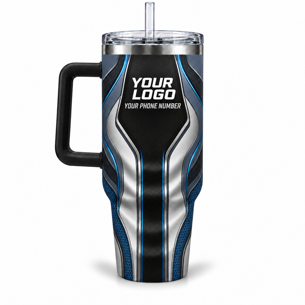 HTJS035 personalized tumbler 40oz back product mockup