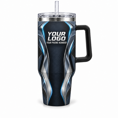 HTJS035 personalized tumbler 40oz front product mockup