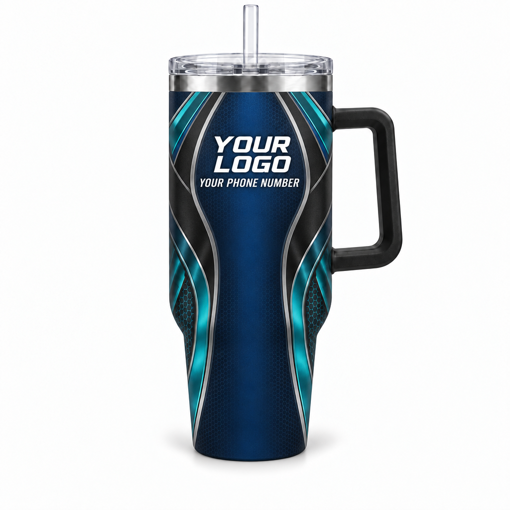HTJS036 personalized tumbler 40oz front product mockup