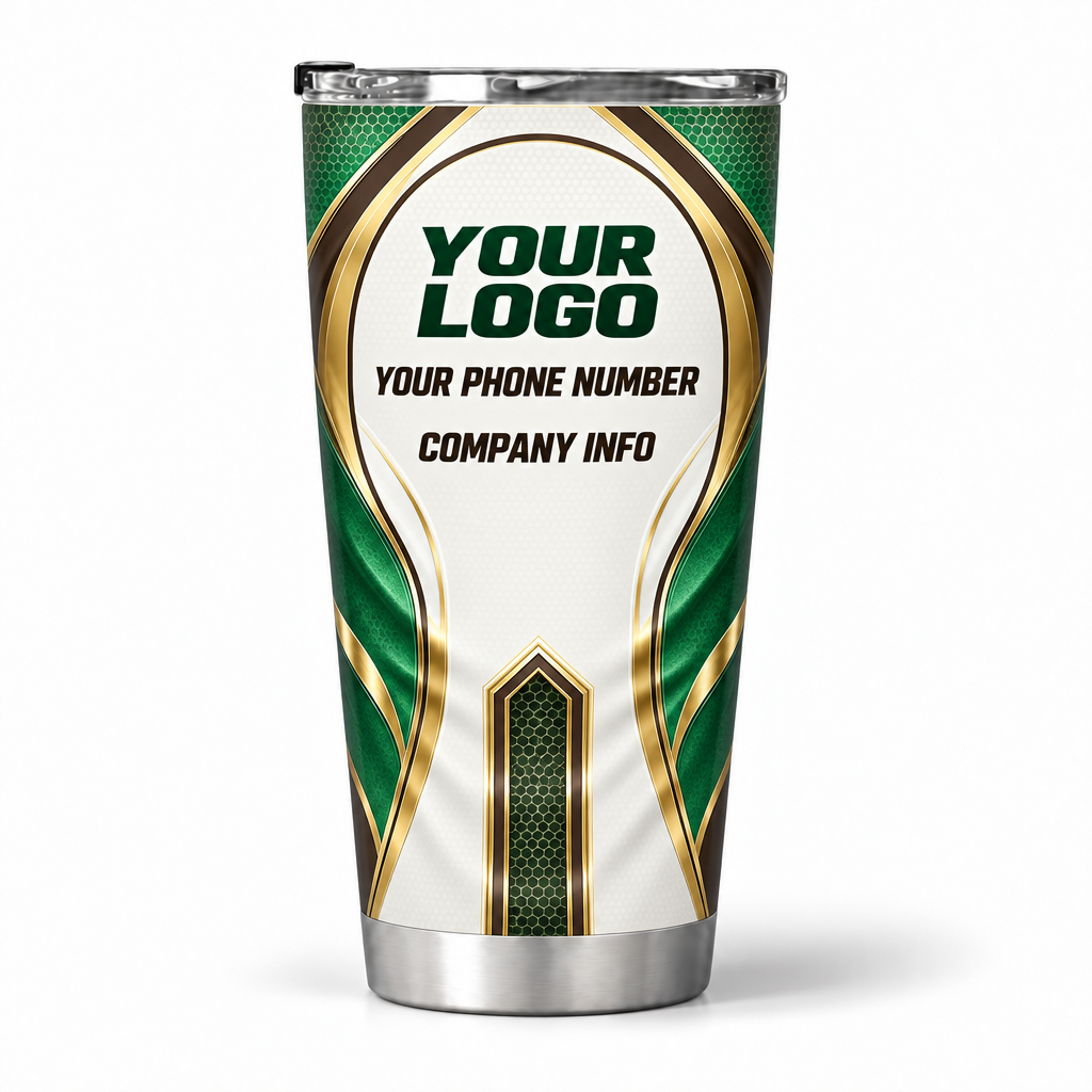HTJS037 personalized tumbler 20oz back product mockup