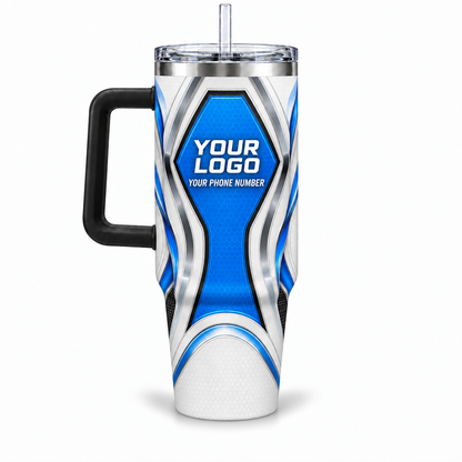 HTJS038 personalized tumbler 40oz back product mockup